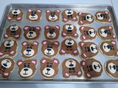 Bear Birthday Cookies